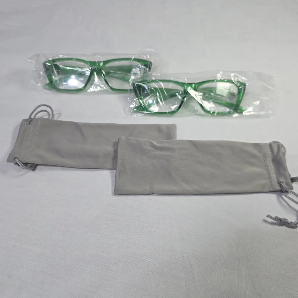 New Eyekepper Metalless Cat Eye Reading Glasses w/Screwless Spring Hinges. +2.00
